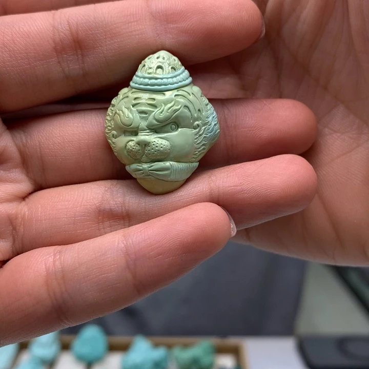 绿松石未镶嵌配饰