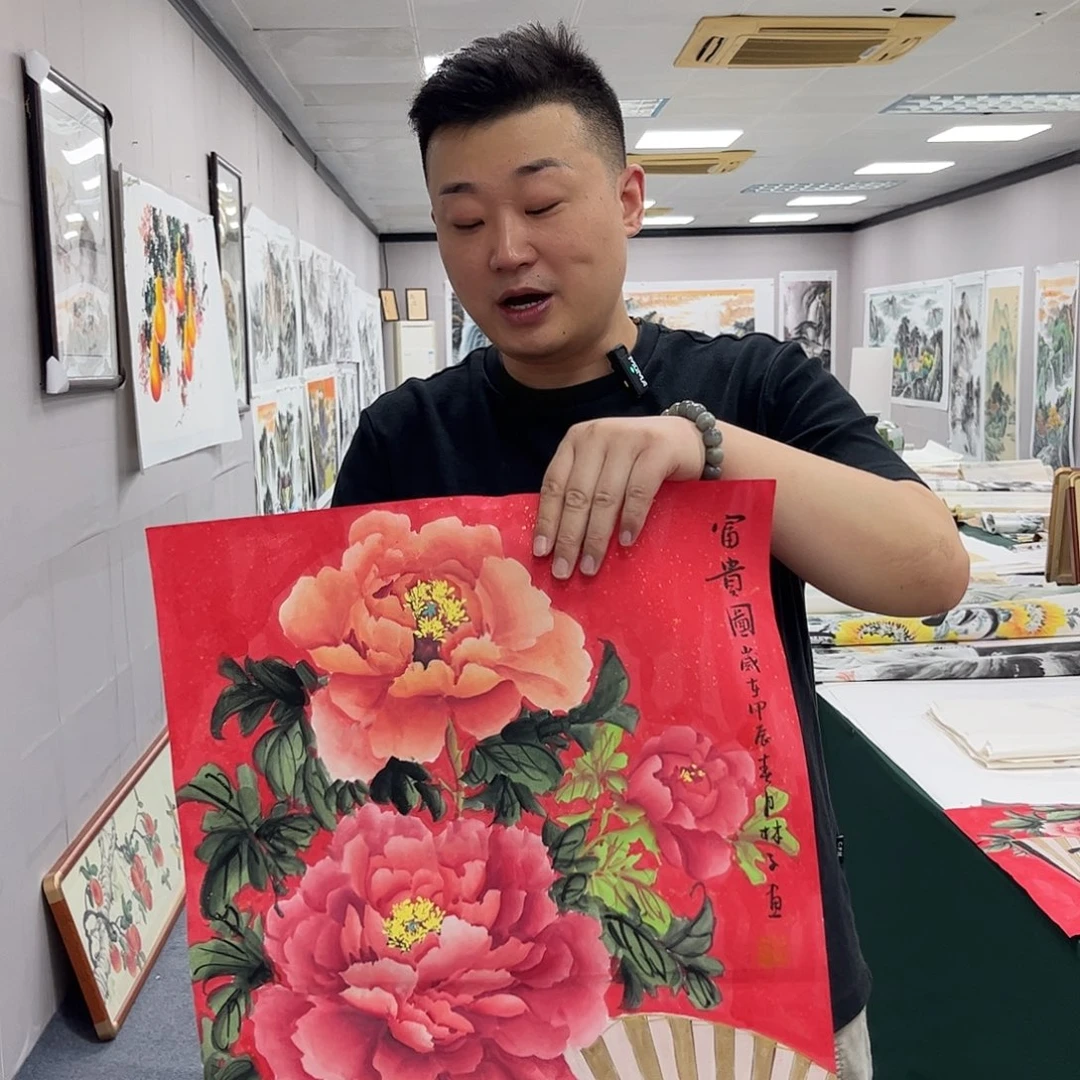 国画国画作品宣纸纯手绘