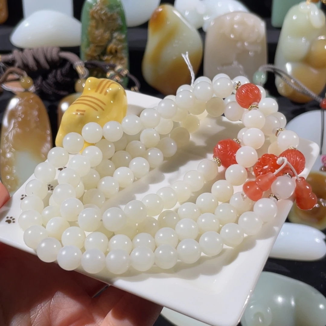 和田玉未镶嵌颈饰项链卡8