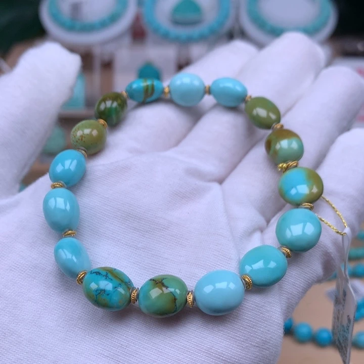 未镶嵌绿松石珠宝奇石