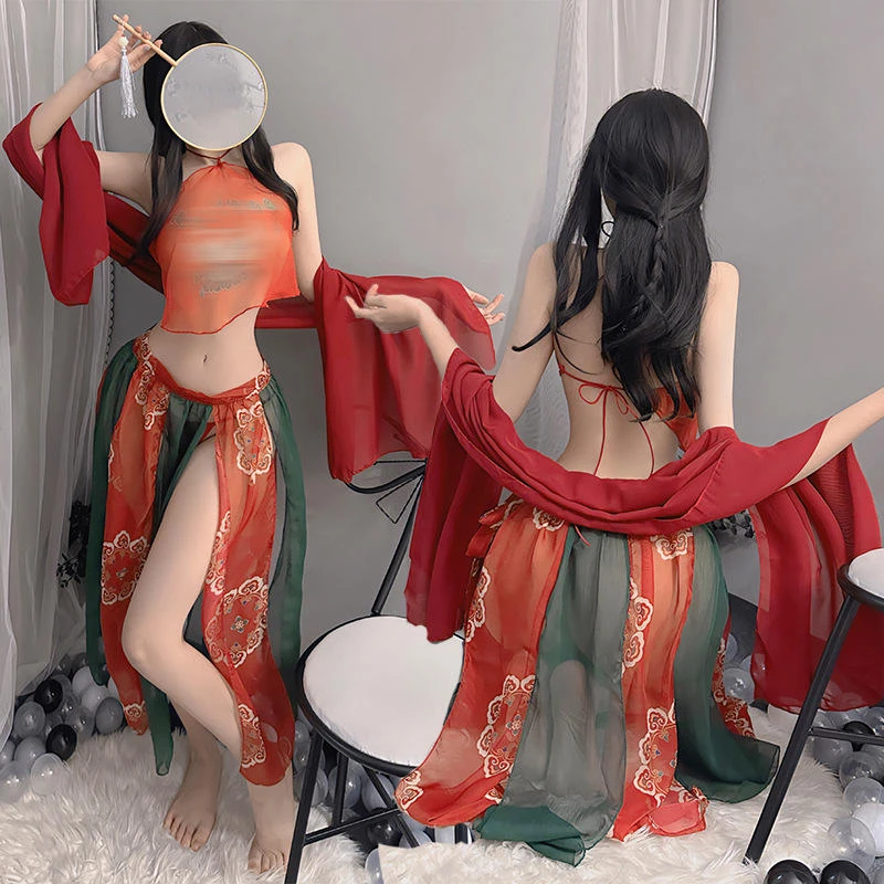 内衣性感汉服旗袍制服床上诱惑勾人激情套装女极度诱惑装2231