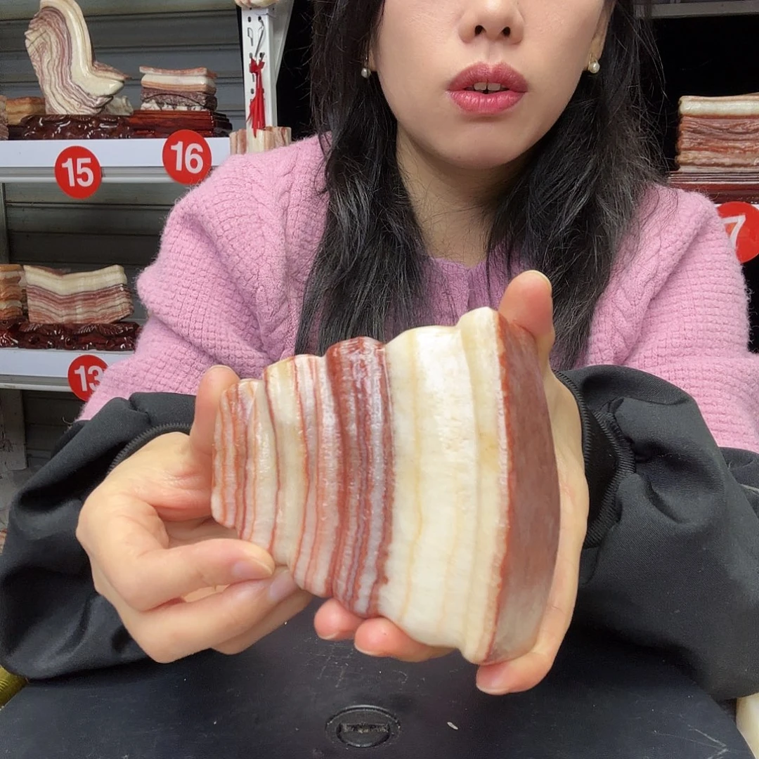 石材广西天然猪肉石头