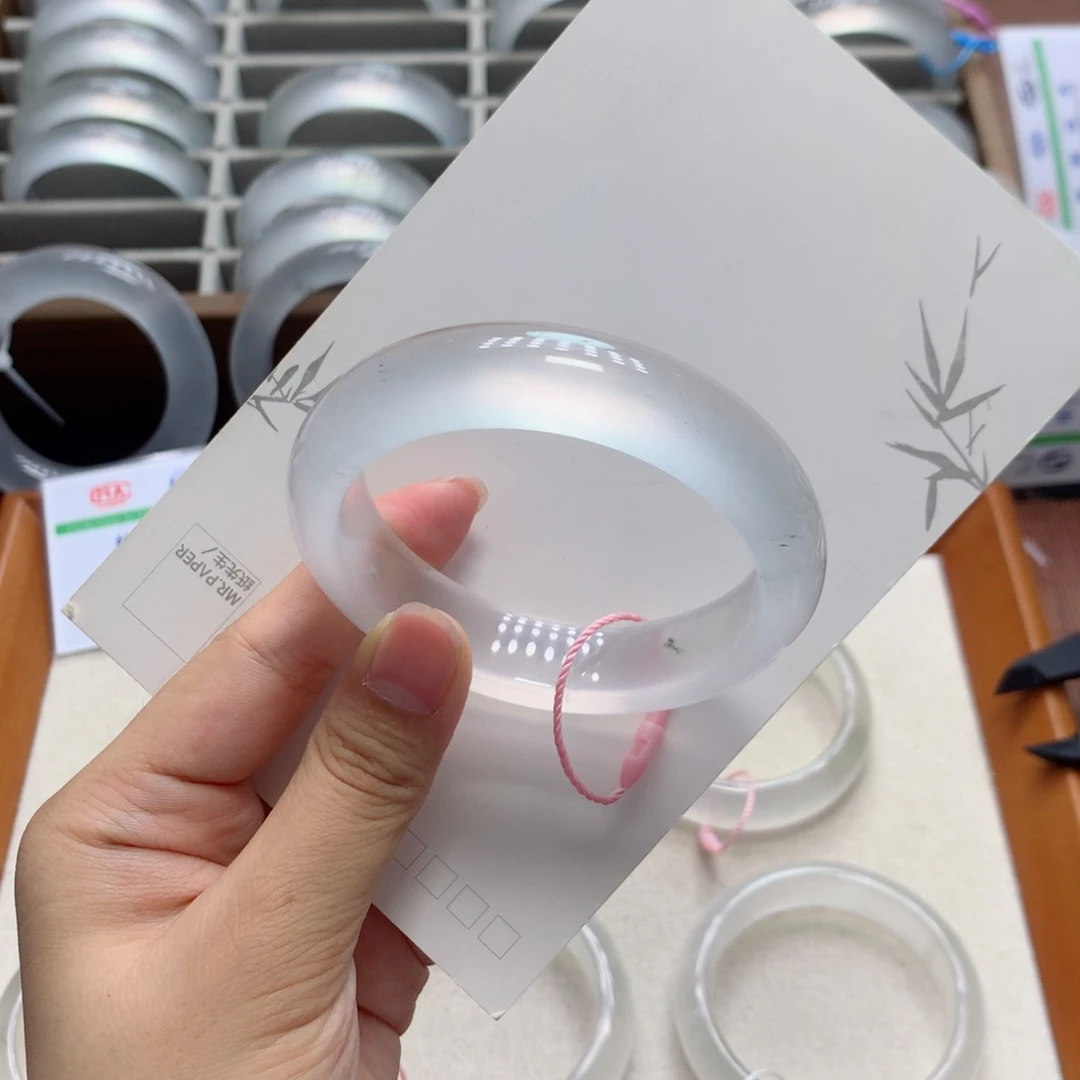 石英质玉（金丝玉）未镶嵌手镯8A55.8