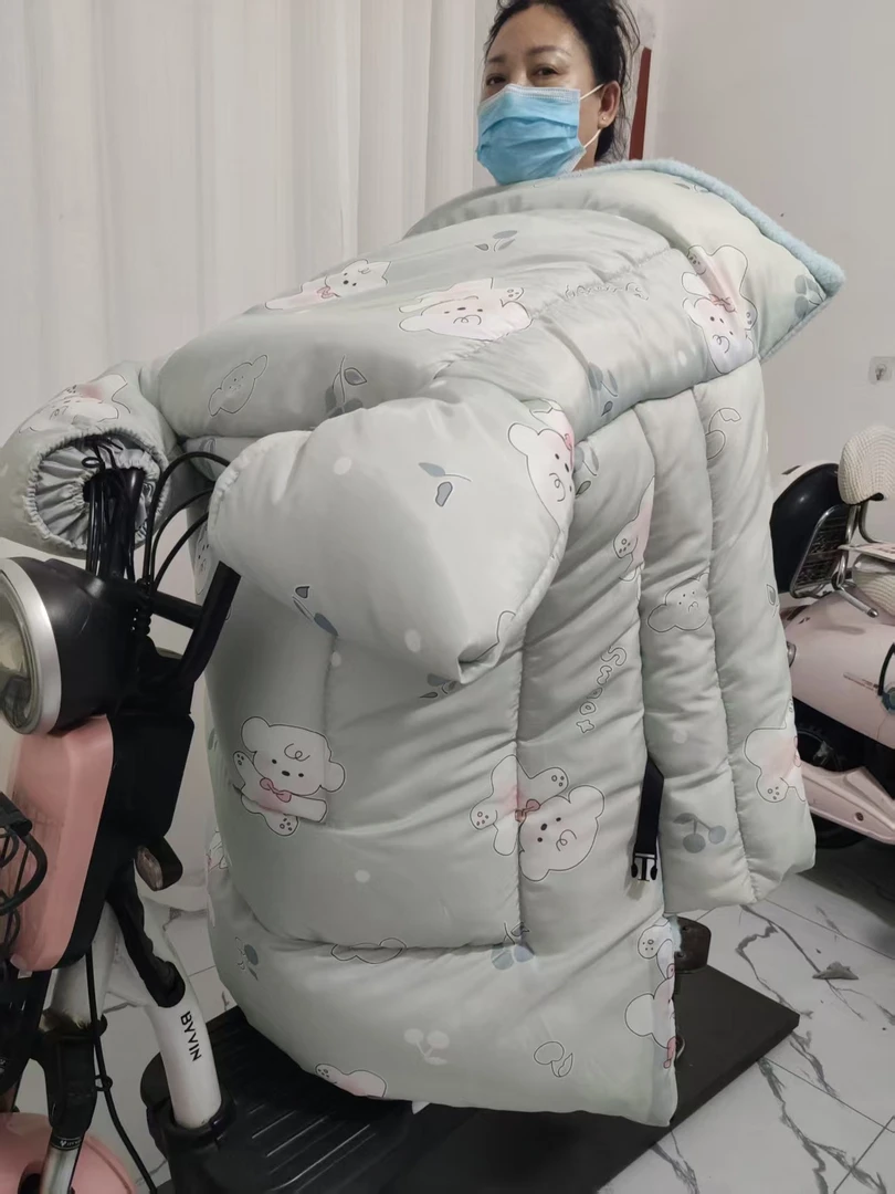 电动车挡风被冬季保暖防雨罩电瓶摩托车秋款电车防水新款