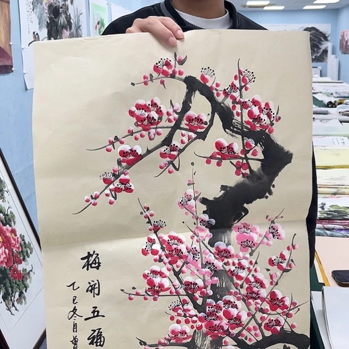 国画宣纸国画纯手绘作品