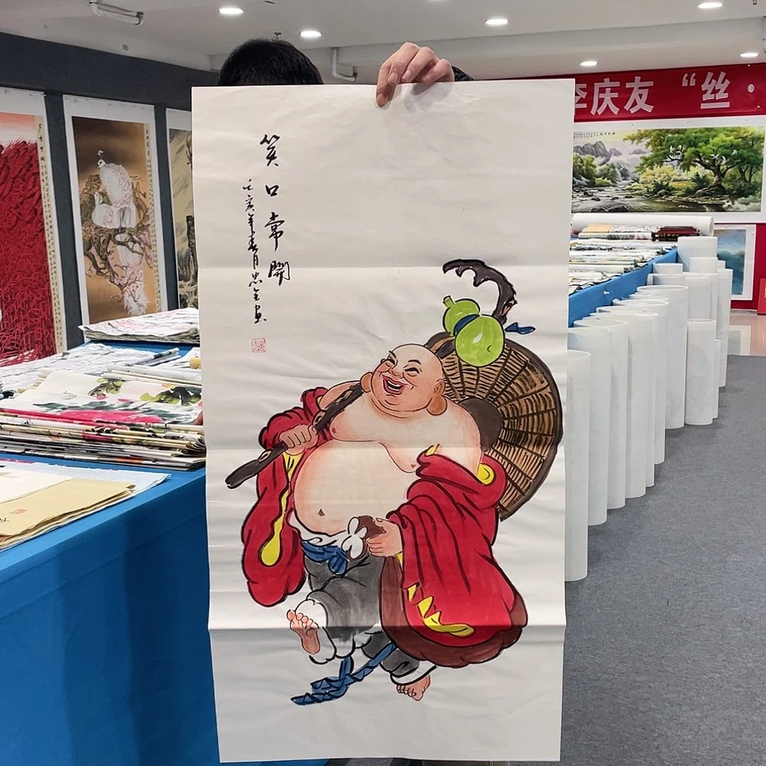 国画今天上午国画作品展示