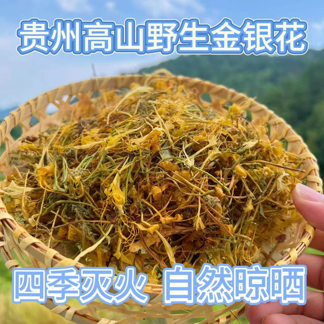 贵州高山野生干金银花无添加