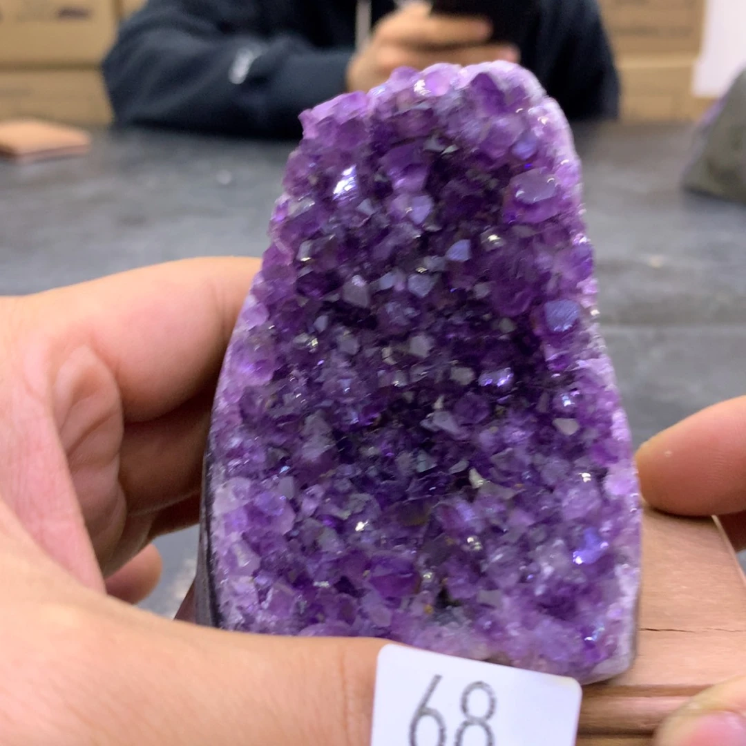 水晶摆件未镶嵌紫晶68