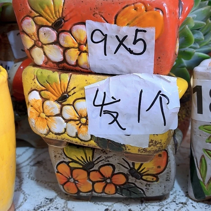 多肉花盆满15包邮