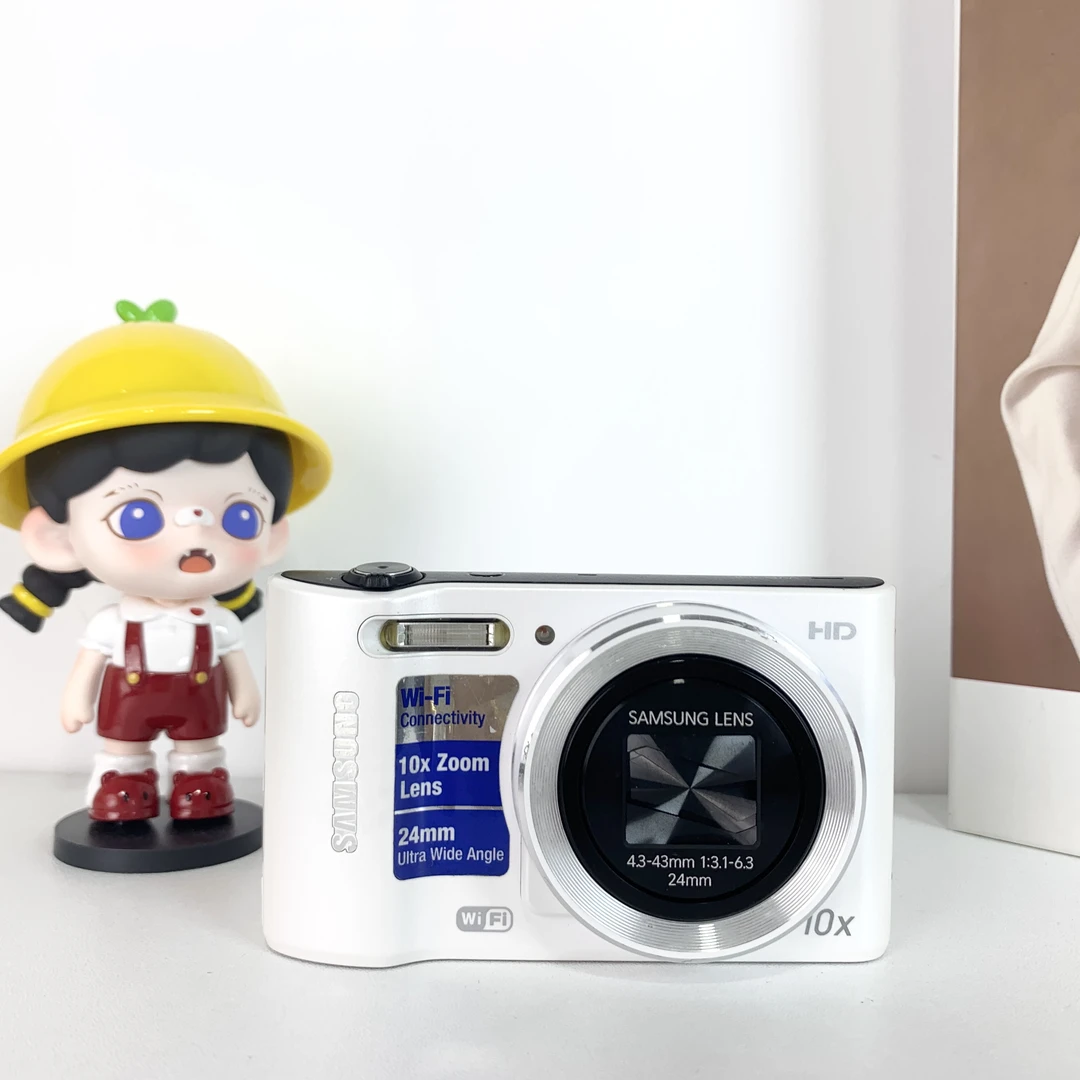 9新 Samsung/三星 Wb30f白色 1620万像素10倍变焦人像光感冷白皮