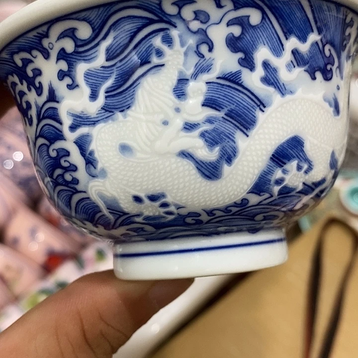 摆件景德镇陶瓷主人杯1345