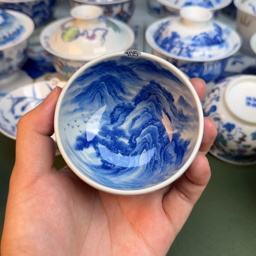 彦祖纯手工手绘茶具105