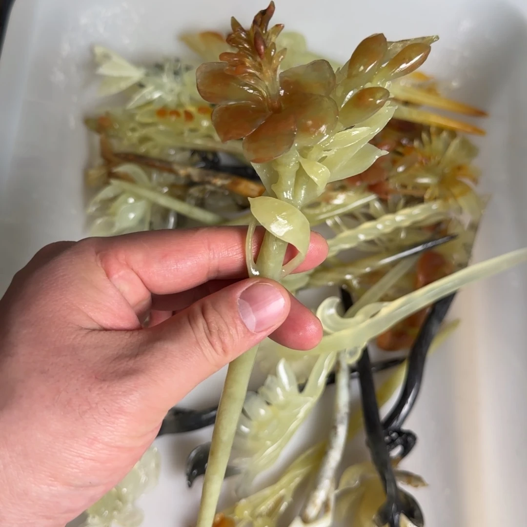 岫玉发簪未镶嵌明君玉簪贼拉好看