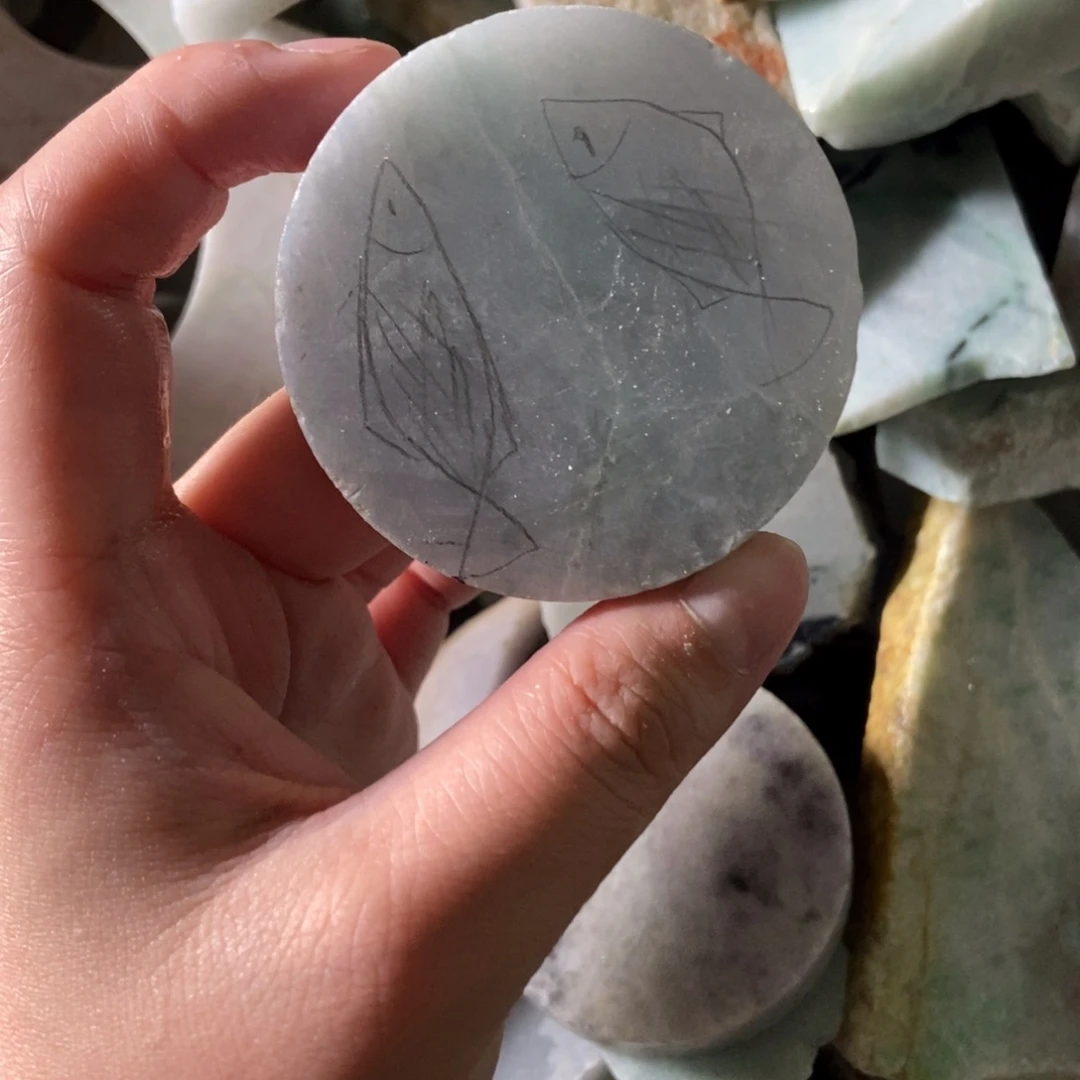 翡翠挂件未镶嵌天然翡翠