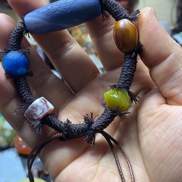 玛瑙/玉髓未镶嵌手链