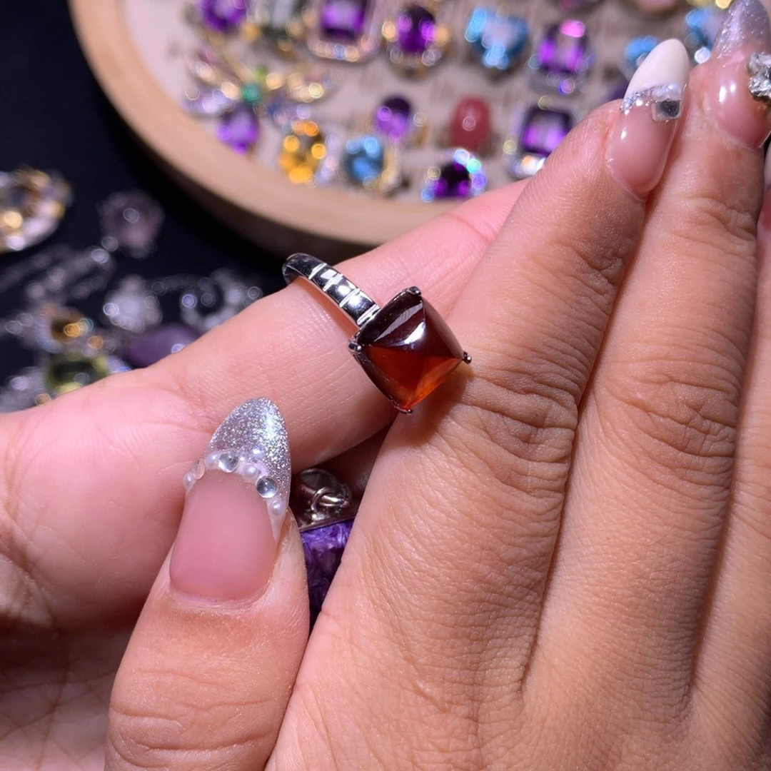 【闪购商品】银S925镶嵌戒指水晶?****戒指