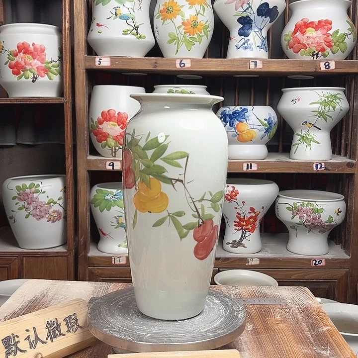 摆件6 款陶瓷新款陶瓷大微瑕