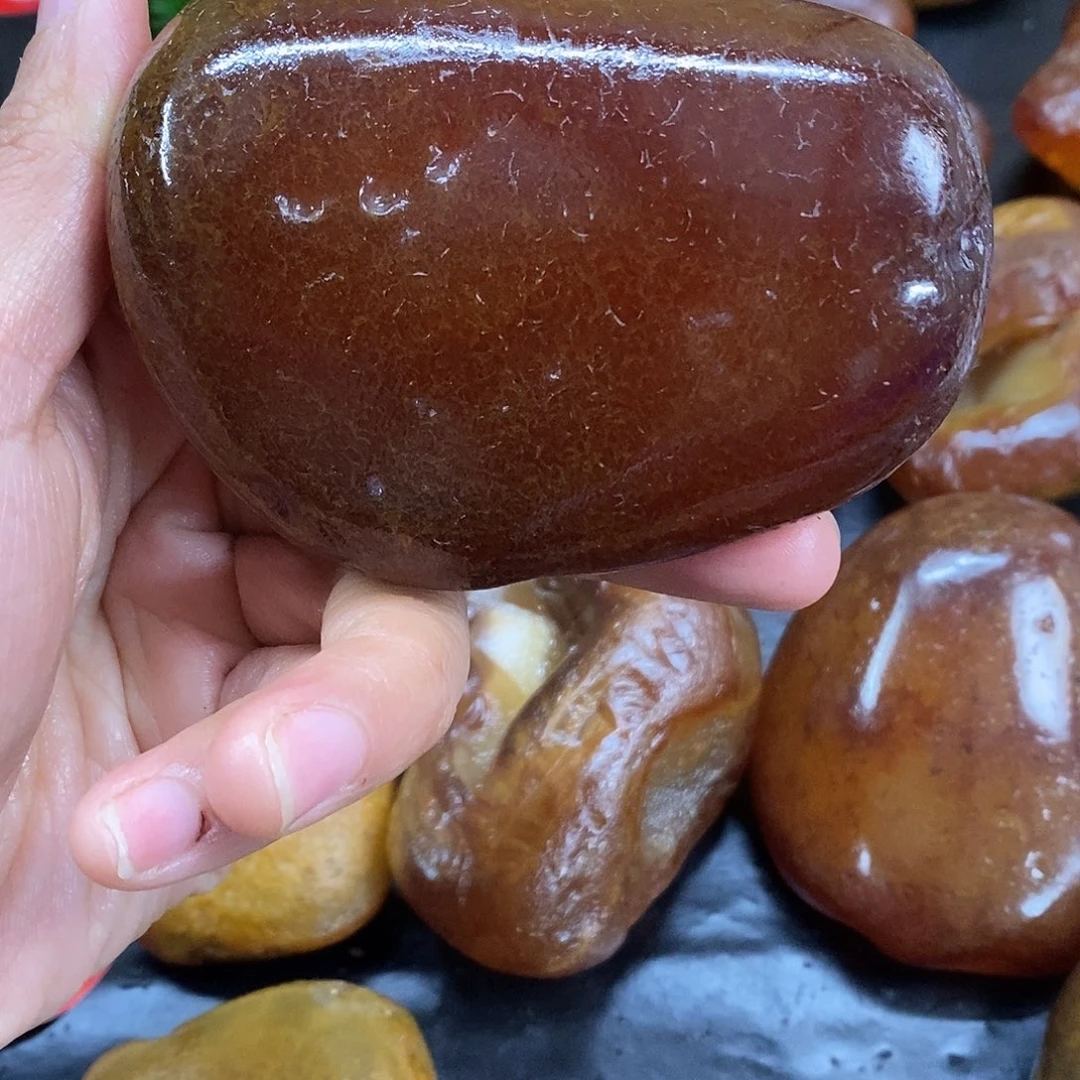 玛瑙/玉髓未镶嵌手把件