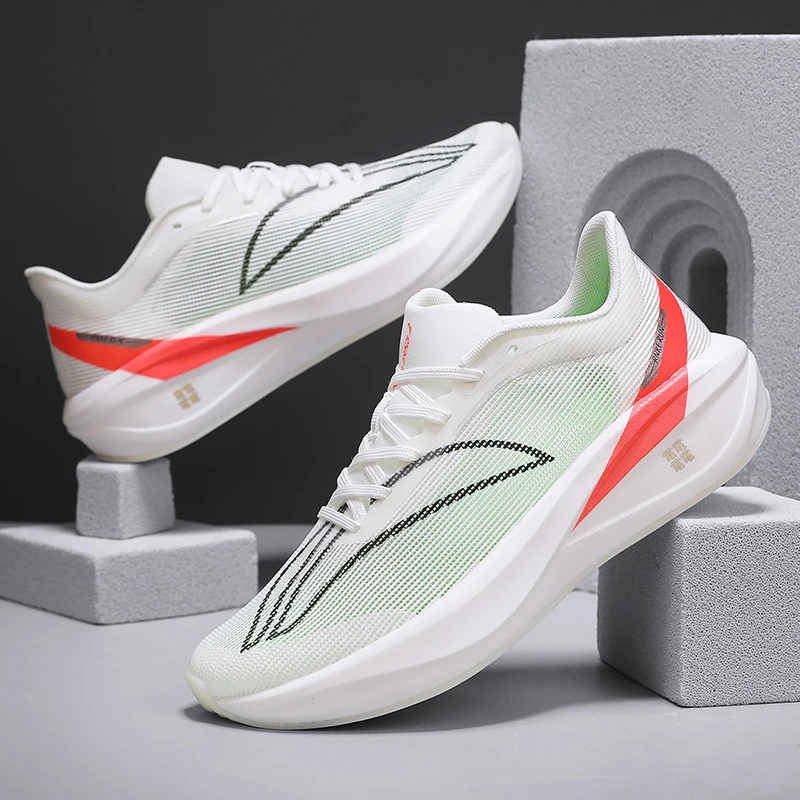 赤兔8Pro跑步鞋儿童版夏天单网镂空男童学生透气中考体测运动跑鞋