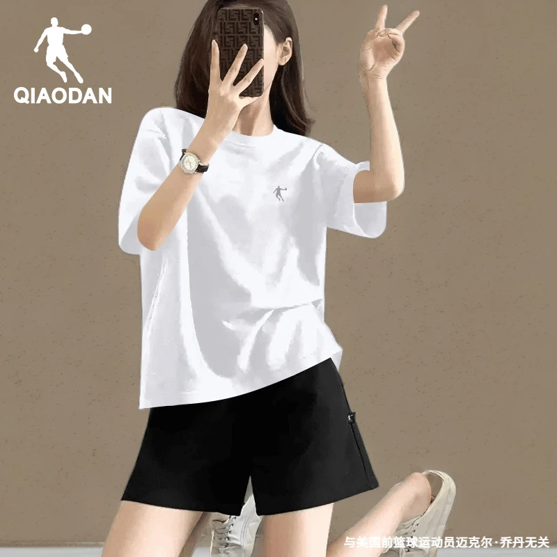 乔丹运动套装女子夏季新款薄款宽松透气女款正品百搭速干衣两件套