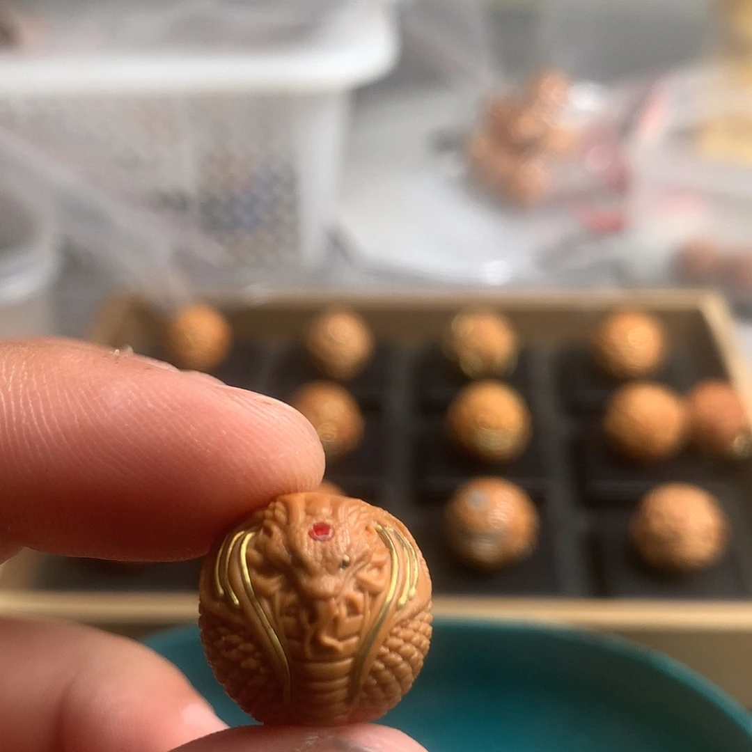 命***题吊坠猴头核桃灵蛇