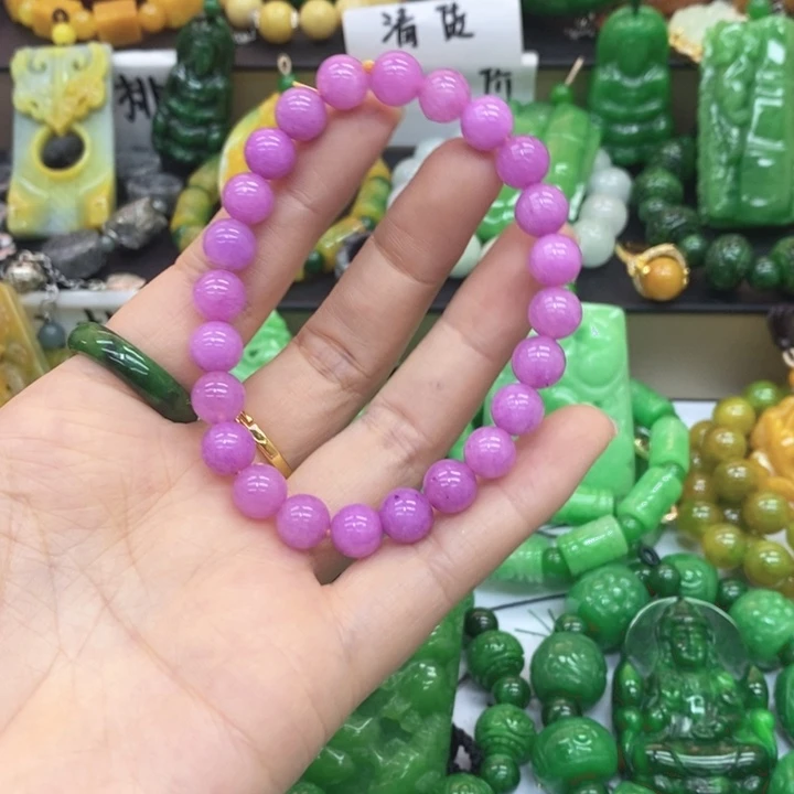 翡翠未镶嵌手链手链51