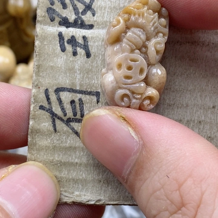 颈饰未镶嵌硅化珊瑚（珊瑚玉）用****6小