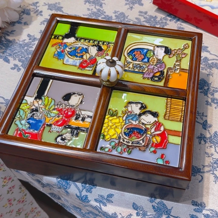 一体款瓷板画艺术作品