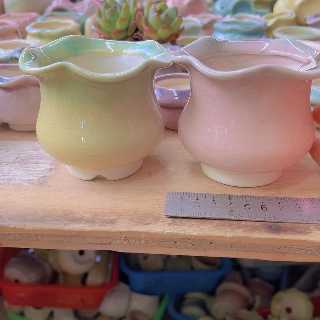 陶瓷花盆当场满12包邮