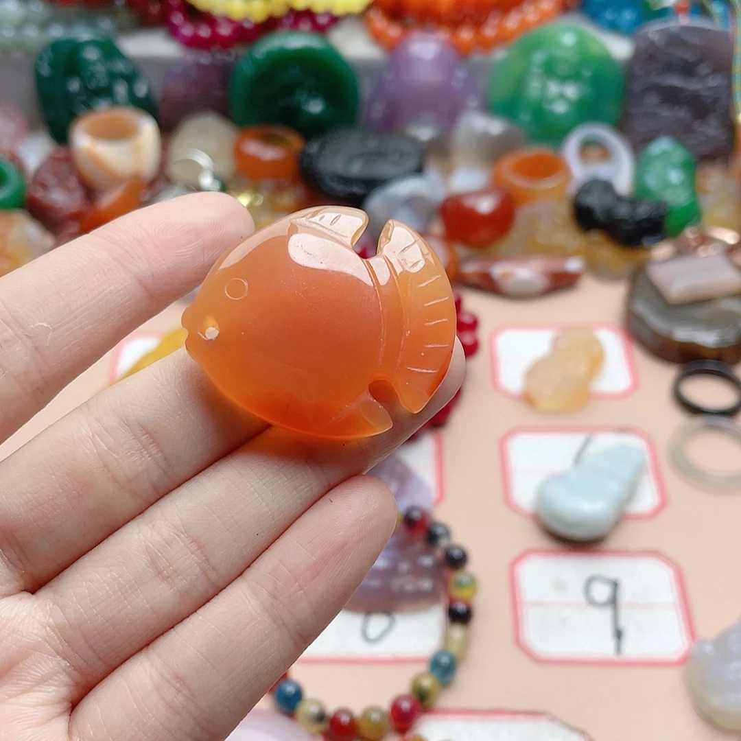 玛瑙/玉髓颈饰合金我****开