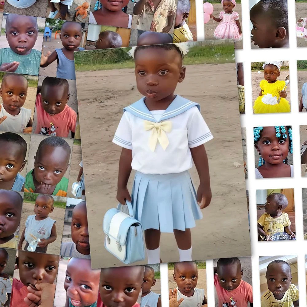 240张非洲十二少表情包贴纸萌娃酋长搞笑抽象猎奇手账桌面diy贴画