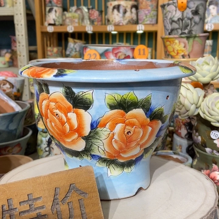 红陶景德镇艺术手绘作品