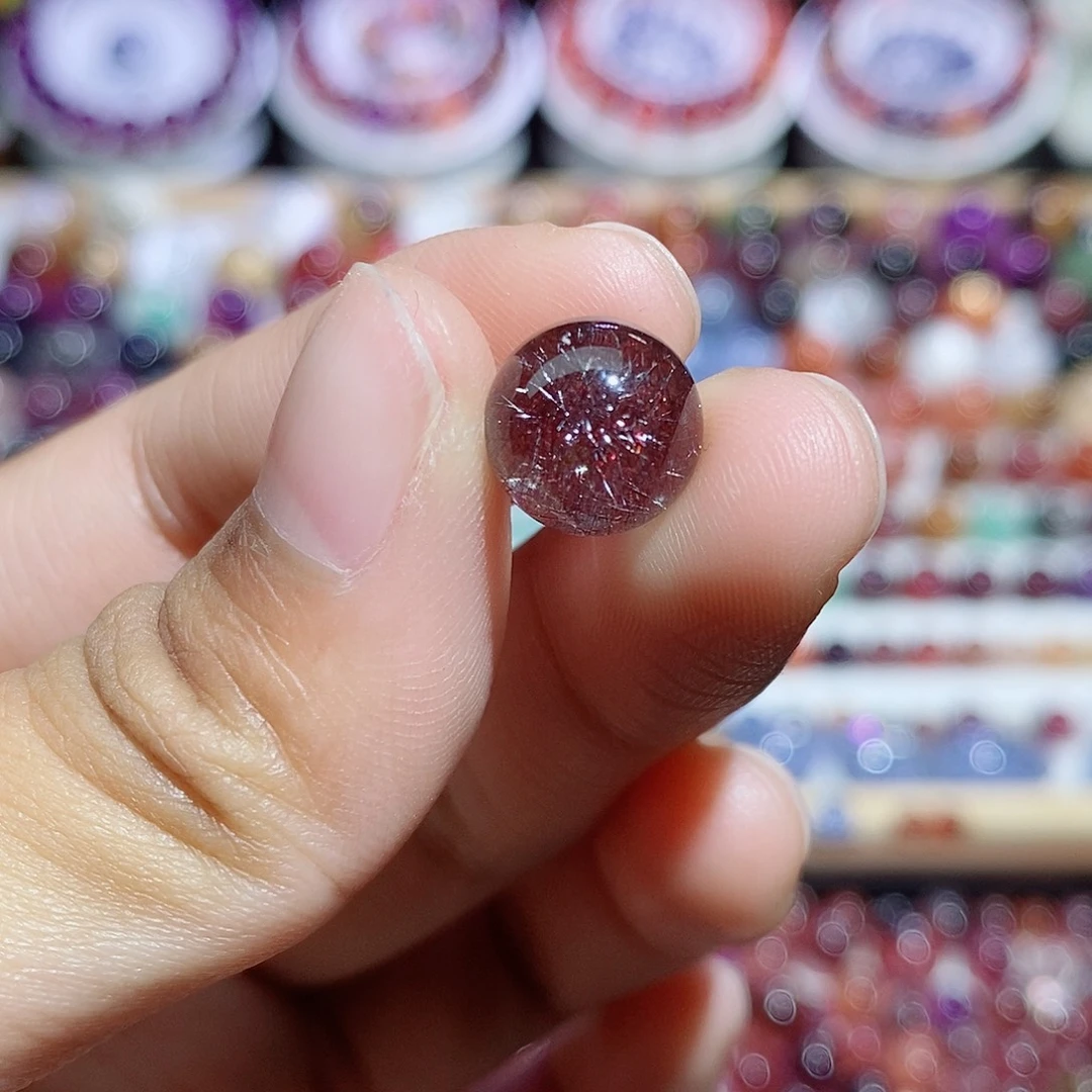 珠宝半成品水晶未镶嵌烟花超七10.5