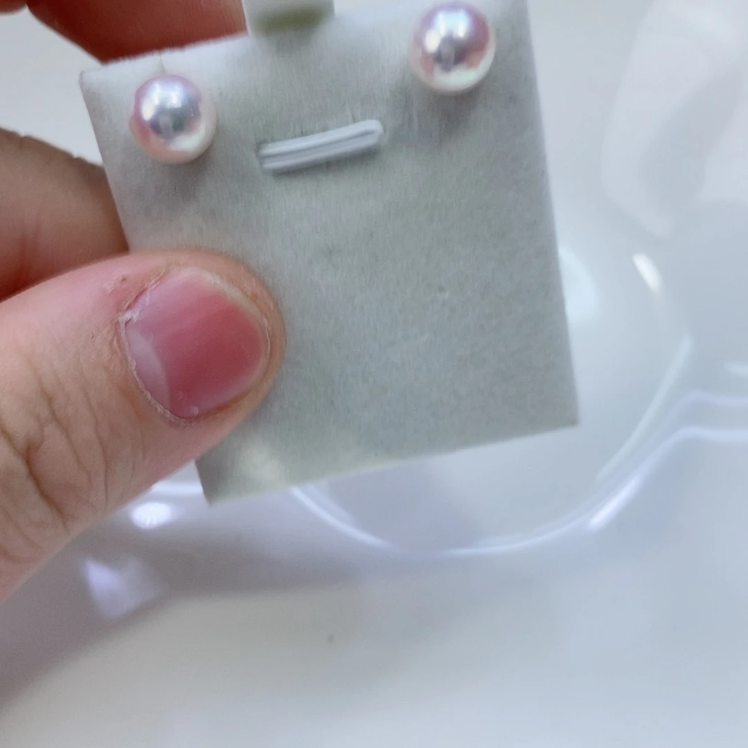 海水珍珠耳饰18K金镶嵌