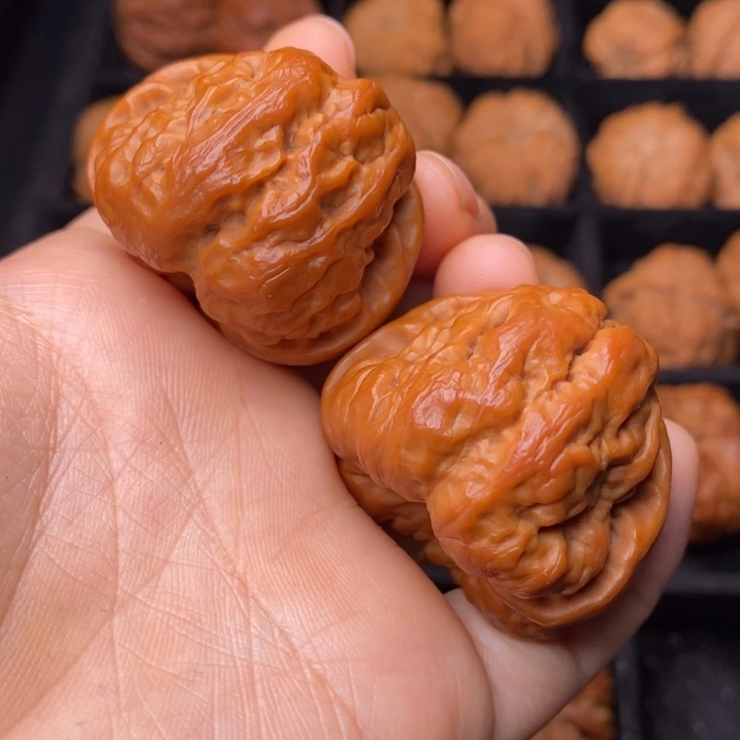 文玩核桃把件秦岭野生核桃