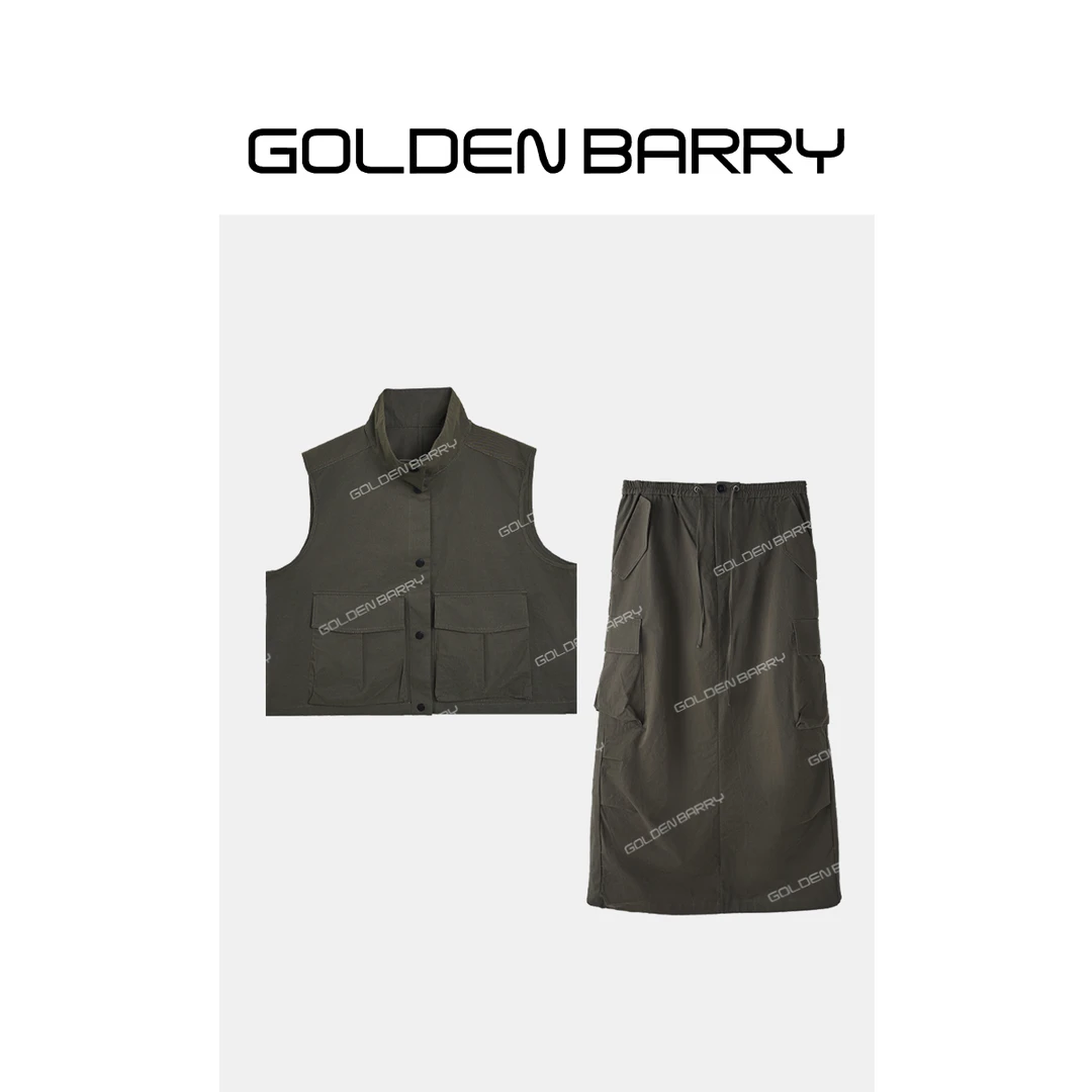 GOLDENBARRY|123147/310153轻户外工装马甲/半裙