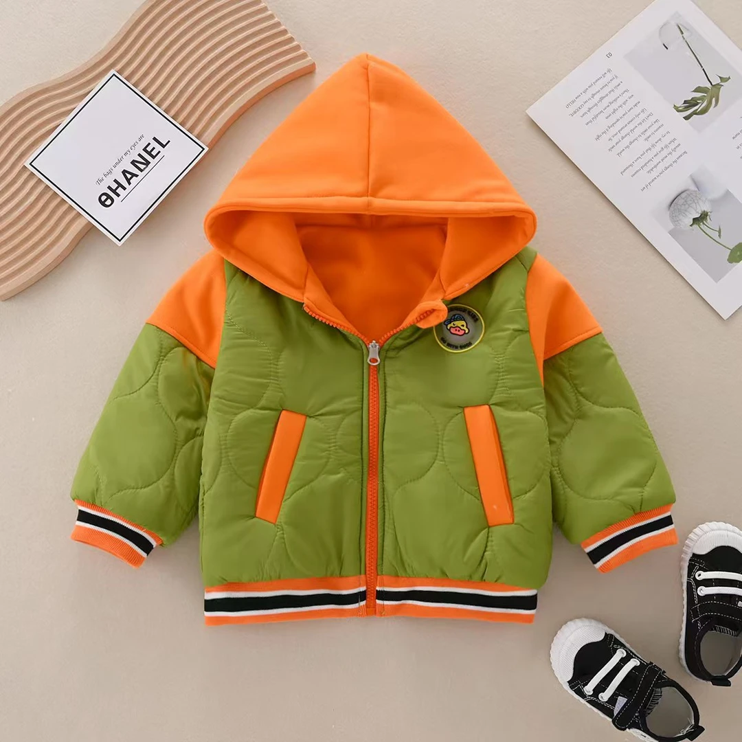 G.DUCKKIDS宝宝儿童常规可爱童双面双穿卡通冬季休闲加厚洋气棉衣