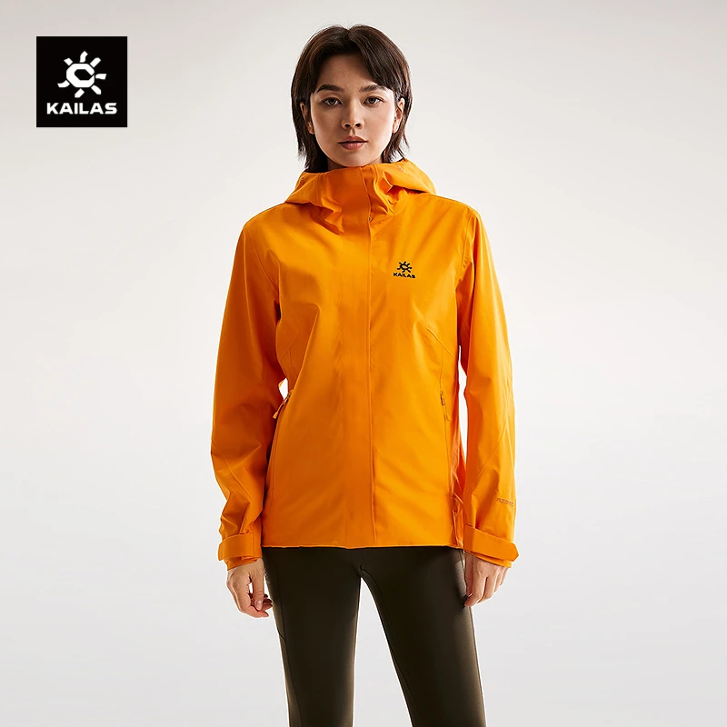 Kailas/凯乐石女款猎风Advanced冲锋衣防水耐磨登山服 KG2511207