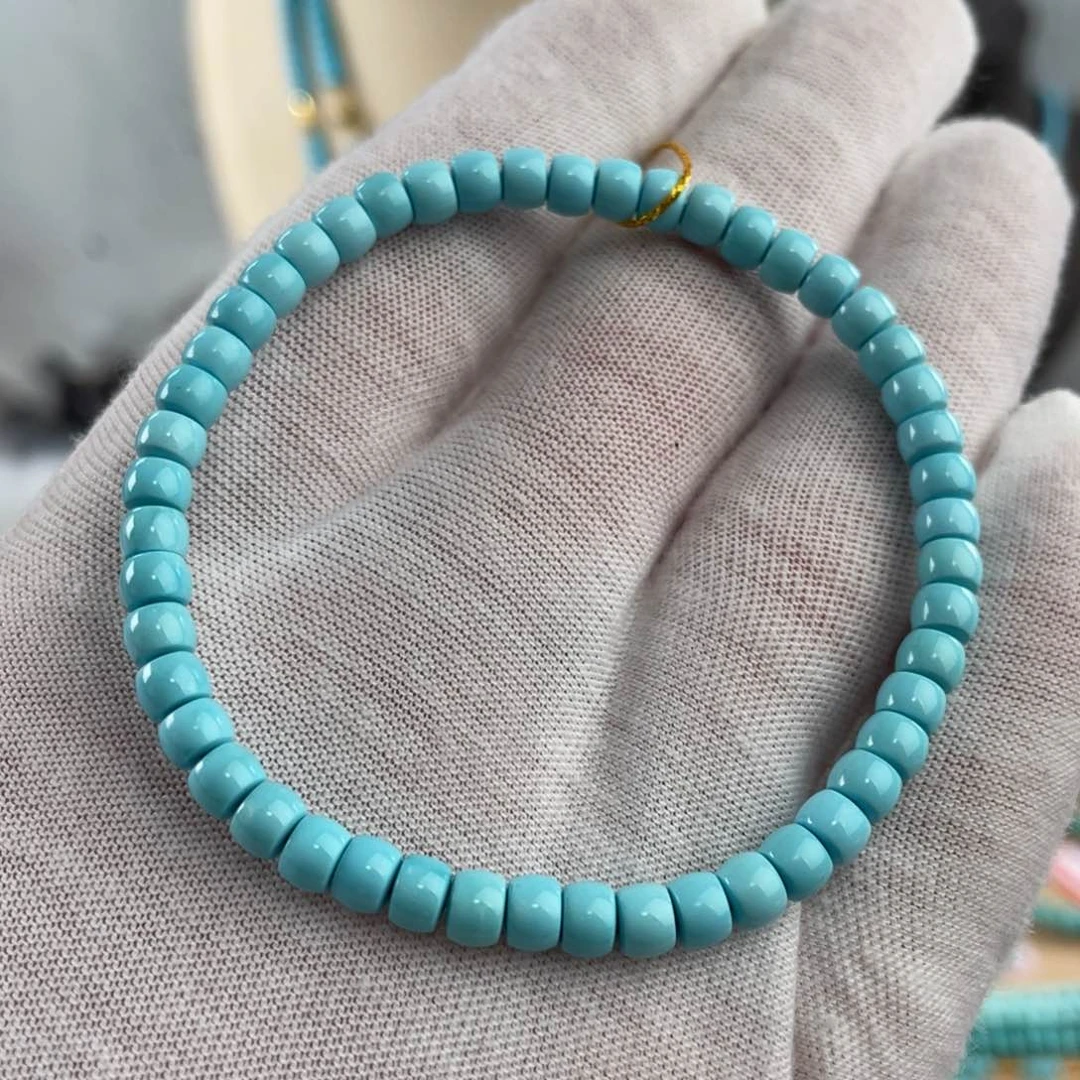 绿松石手链未镶嵌润***声云盖寺精品高瓷卡4+