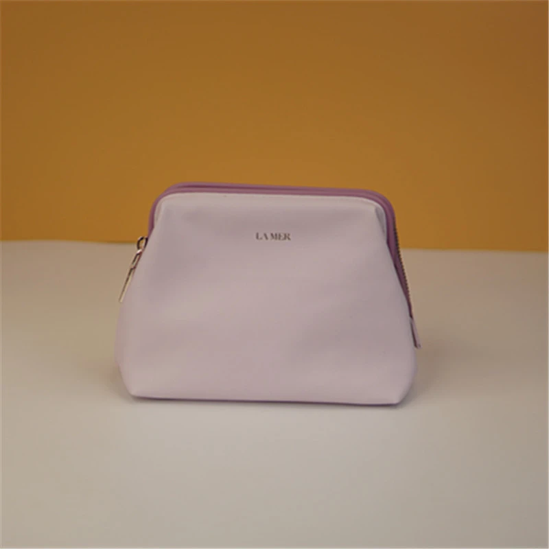 ly854 海蓝** 新款樱花粉大开口化妆包 旅行便携便携收纳包洗漱包