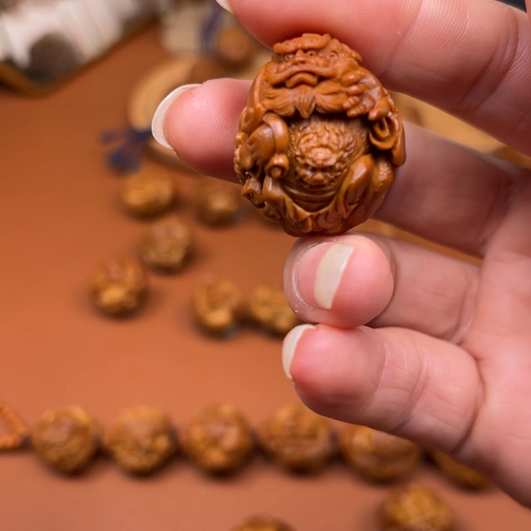 平***心橄榄核手串/手链骑兽钟魁单子