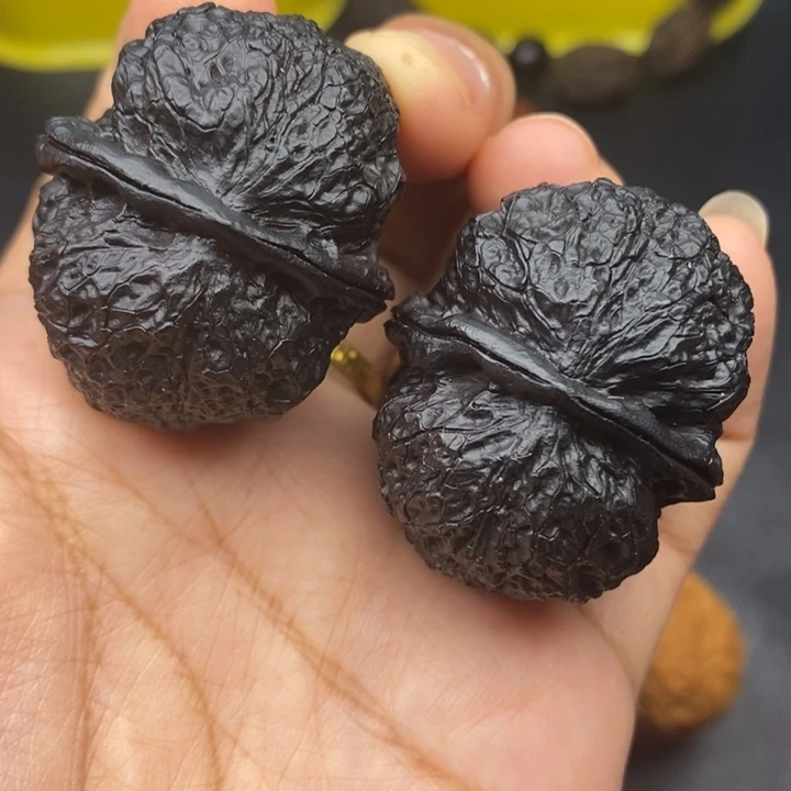 吊坠文玩核桃40尺饕餮金蟾