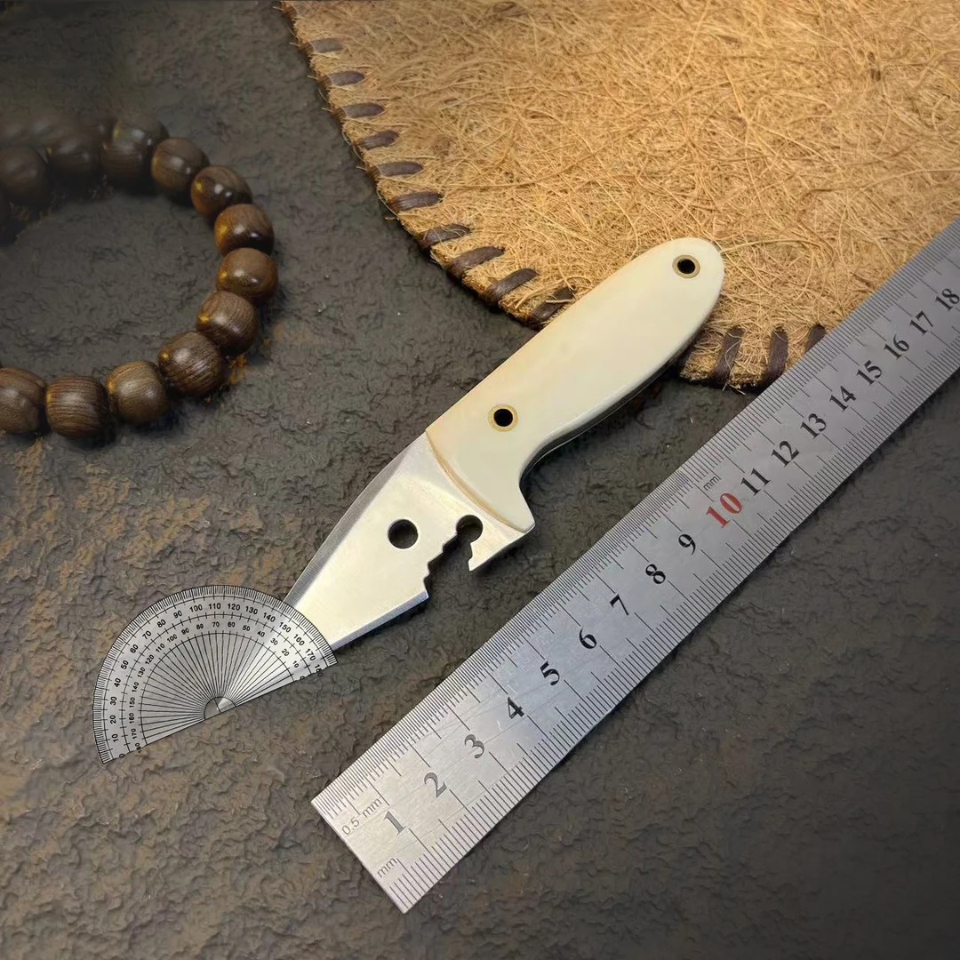 【小鲨鱼】VG10 牛骨柄 手把肉刀 合规尺寸 家用 野营 手工 便携
