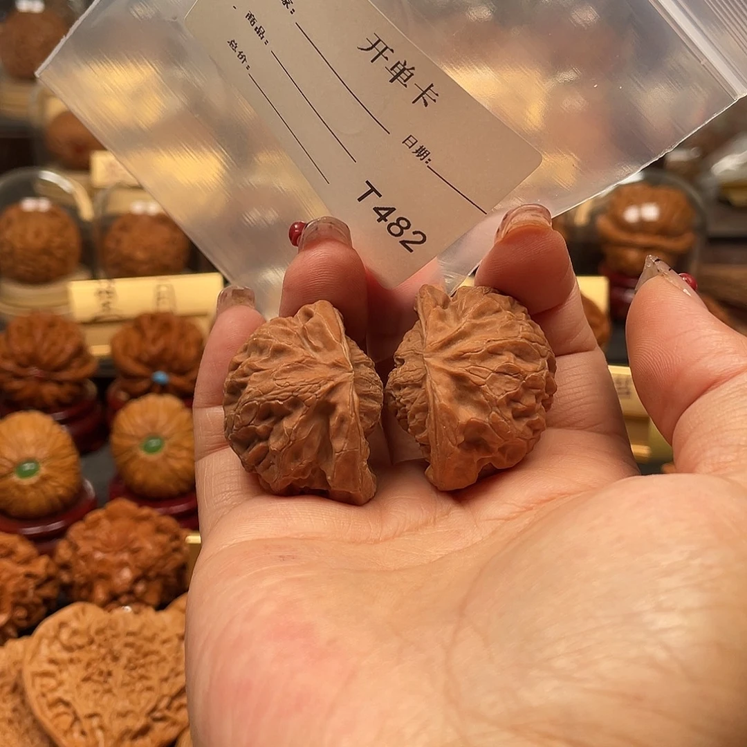 凡***少文玩核桃把件蛇王482