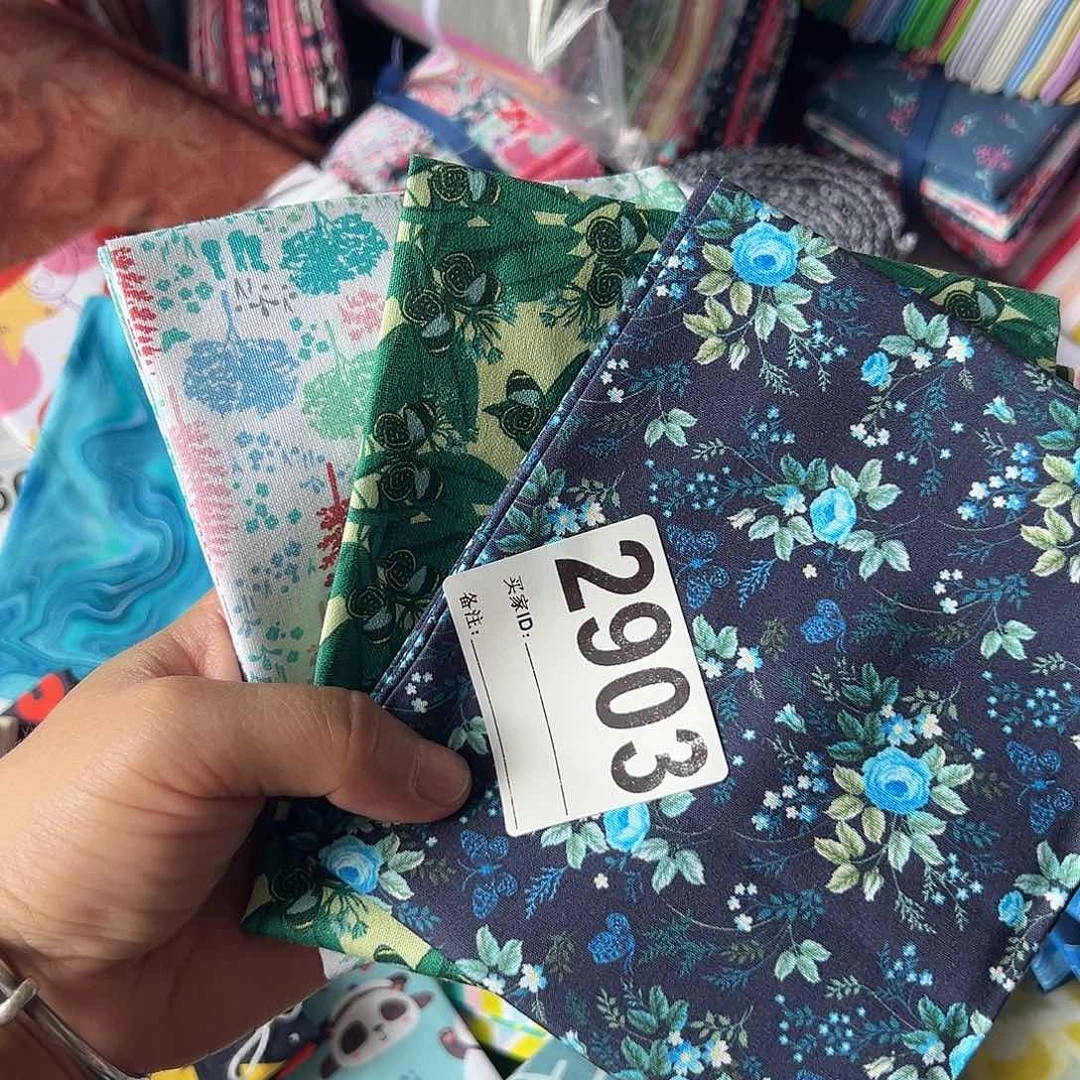3片品牌纯棉小布块45.50厘米一片