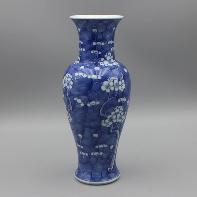 5357瓷器--冰梅纹观音瓶