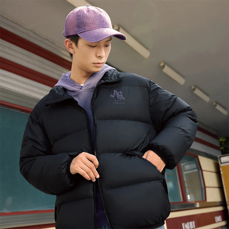 361°羽绒服冬季男女羽绒服连帽保暖休闲舒适运动外套652441303