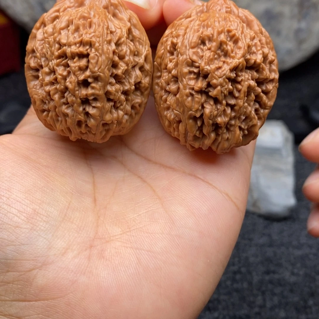 文玩核桃把件37大蒜头