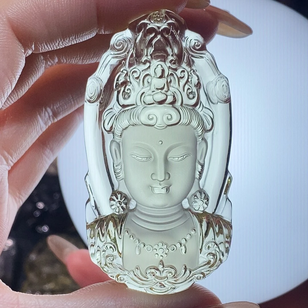 沐***风黄晶未镶嵌颈饰吊坠