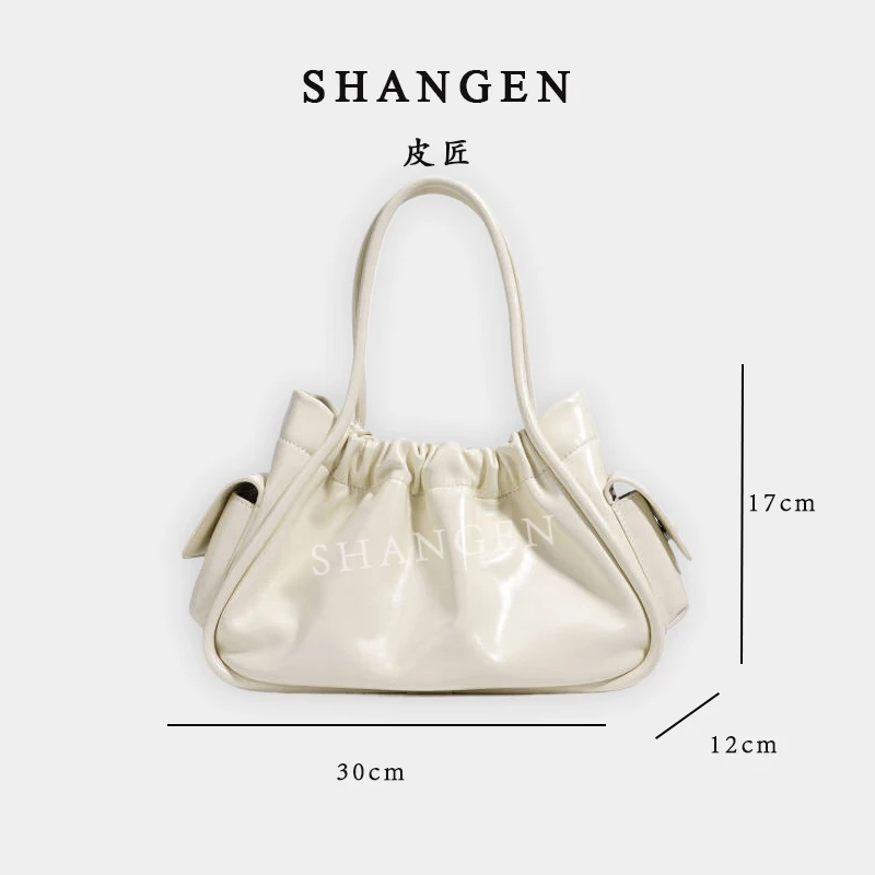 【尚恩CC】ZG-M8508-米白-轻奢时尚女士新款手提单肩斜挎包